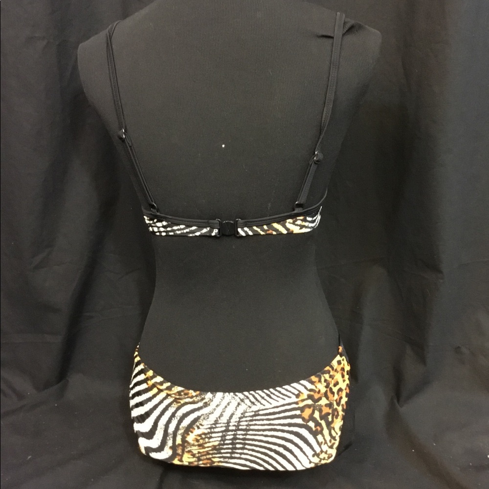 Outfit leopard zebra print push up bikini small - Picture 6 of 7